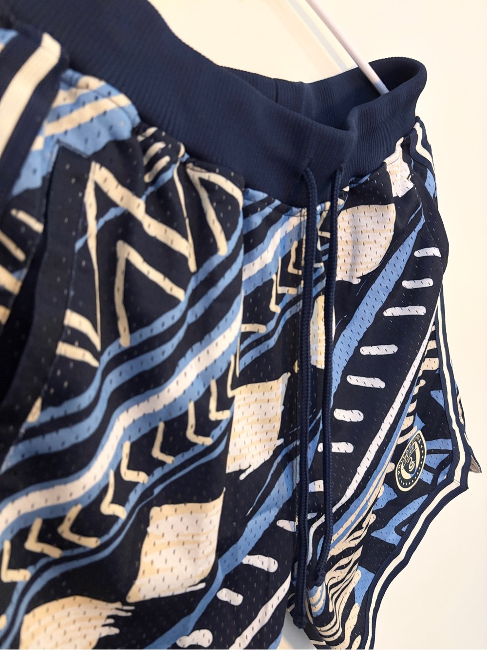 Men's Philadelphia Union Mitchell & Ness Navy Tribal Fashion Shorts - Picture 5 of 8